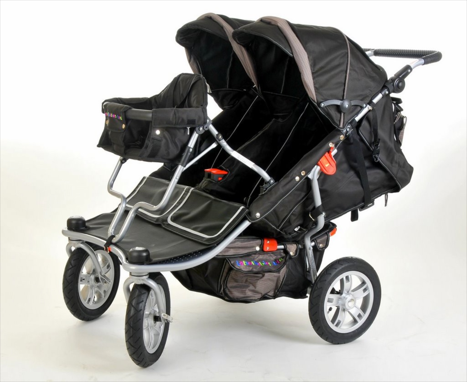 three seat jogging stroller